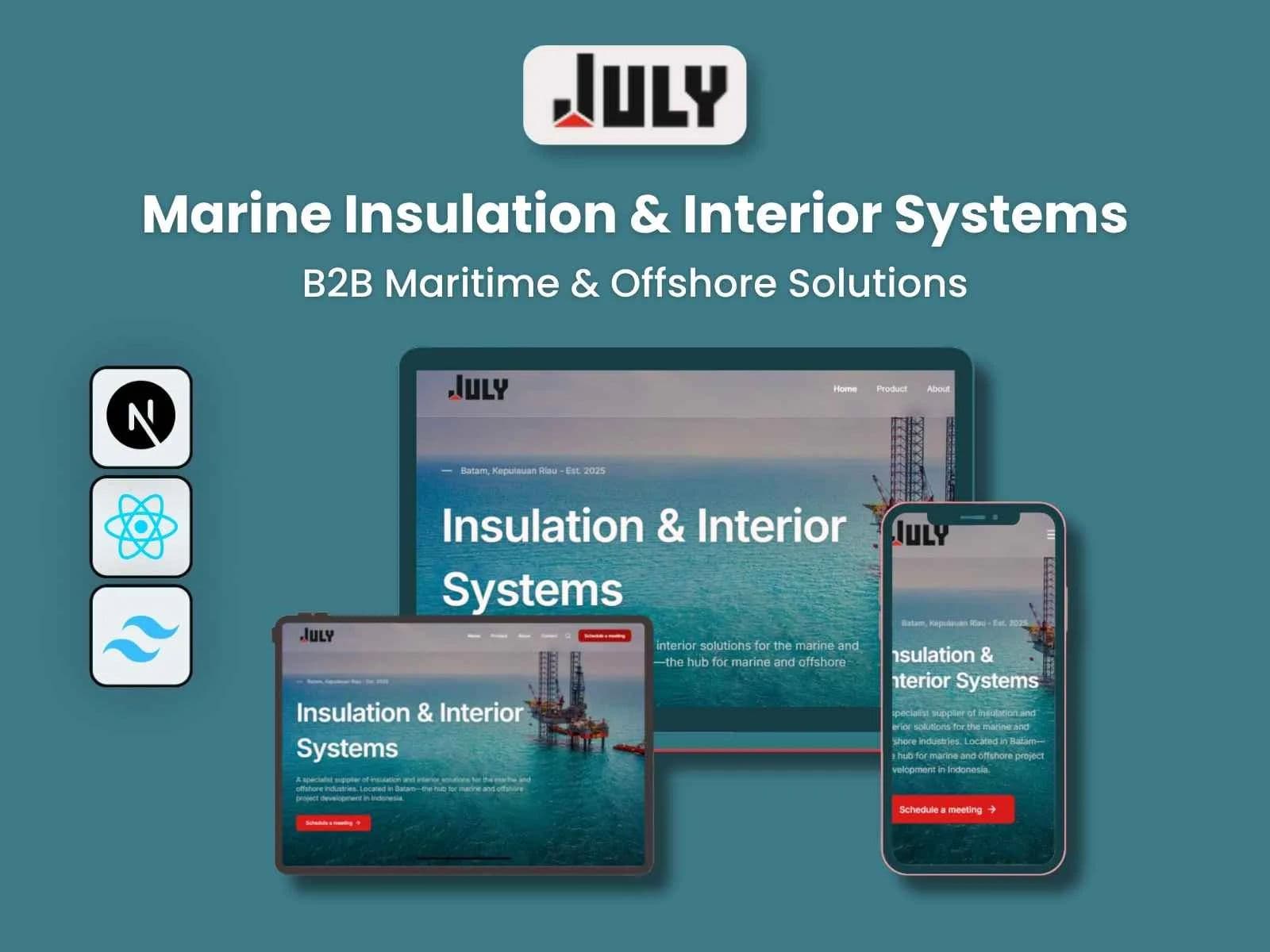 Building a Functional Digital Platform for July Maritim in the Shipbuilding Sector project thumbnail